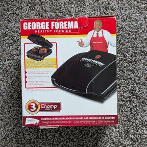 Geroge Foreman 3 Champ Grill - New in Box
